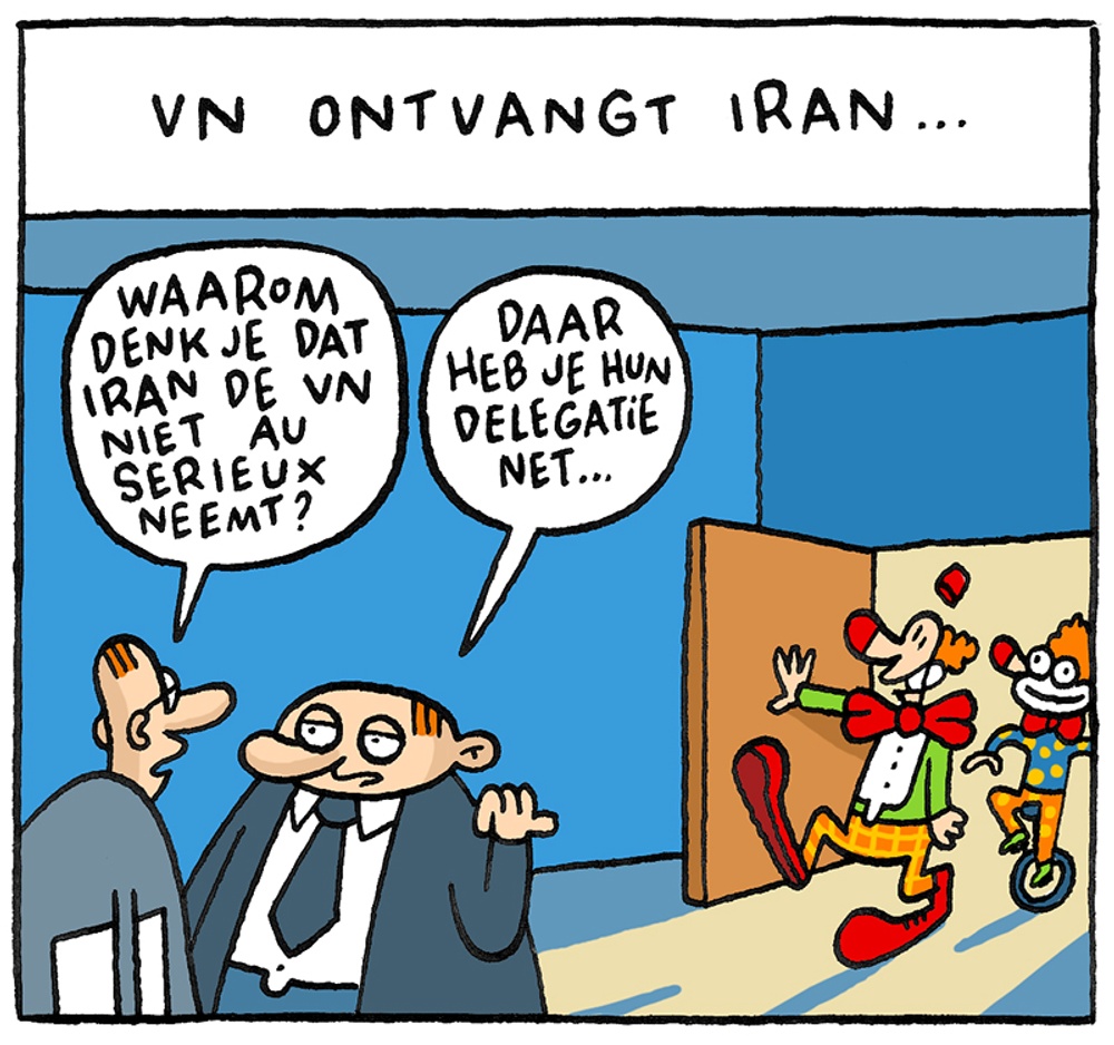VN ontvangt Iran